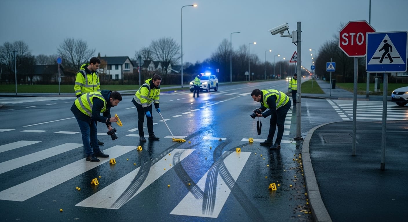 California daylighting rule near marked crosswalk